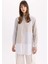 Relax Fit Çizgili Poplin Uzun Kollu Gömlek Tunik B6845AX24SP 4