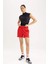 Fit Crop Dik Yaka Sporcu Kısa Kollu Ağır Kumaş Tişört B8966AX24SM 2