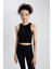 Fit Dikişsiz Bisiklet Yaka Seamless Basic Düz Atlet Y8435AZ23HS 4