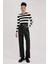 Coool Slim Fit Çizgili Bisiklet Yaka Kazak X6888AZ23AU 2