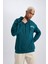 Fit NBA Milwaukee Bucks Standart Fit Kapüşonlu Kalın Sweatshirt A9675AX23WN 3
