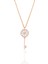 Gümüş Rose Zirkon Taşlı Anahtar Kolye SGTL10930ROSE 1
