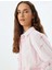 Fiyonklu Poplin Crop Gömlek Slim Fit Uzun Kollu 1