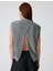 Triko Süveter Arkası Pencere Detaylı Yuvarlak Yaka 4