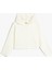 Crop Sweatshirt Kapşonlu Dokulu Manşetleri Lastikli 1
