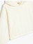 Crop Sweatshirt Kapşonlu Dokulu Manşetleri Lastikli 3