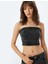Crop Straplez Büstiyer Soluk Efektli Pamuklu Slim Fit 1
