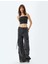 Crop Straplez Büstiyer Soluk Efektli Pamuklu Slim Fit 2