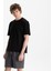 Erkek Siyah %100 Organik Pamuk Relax Fit Bisiklet Yaka T-Shirt 2