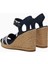 Mono Webbing Wedge Espadrilles Topuklu Sandalet 3
