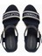Mono Webbing Wedge Espadrilles Topuklu Sandalet 5