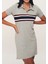 Gri Polo Yaka Elbise 4