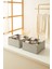 2'li 9 Bölmeli Petek Gri Çekmece İçi Dolap Çamaşır Düzenleyici Katlanır Saklama Kutusu Organizer Set 1
