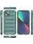 Apple iPhone 13 Kılıf Esnek Tpu Oyuklu Arka Yüzey Tasarımlı Etnik Silikon Kapak Lacivert 2