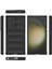 Galaxy S24 Ultra Kılıf Esnek Tpu Oyuklu Arka Yüzey Tasarımlı Etnik Silikon Kapak Siyah 5