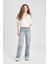 90's Wide Leg Yüksek Bel Geniş Paça Uzun Jean Pantolon B5008AX24SM 4