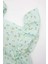 Kız Bebek Çiçekli Kısa Kollu Poplin Elbise C7244A524SM 2