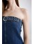 Fashion Fit Straplez Jean Mini Elbise C5658AX24SP 4