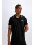 DeFactoFit Standart Fit Baskılı Kısa Kollu Sporcu Ağır Kumaş Polo Tişört C1749AX24SM 3