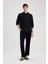 Yazlık Viskon Jogger Pantolon Regular Fit Normal Kesim Keten Karışımlı Düz Paça Cepli B4867AX24SP 1