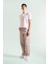 Relax Fit Rahat Kesim Yazlık Pantolon Keten Karışımlı Cepli Düz Paça B4532AX24SP 2