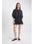 Coool Crop Kalın Kumaş Yıkamalı Soluk Efektli Sweatshirt C2119AX24SP 2