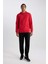 Fit Standart Fit Kapüşonlu Skuba Dalgıç Kumaş Cepli Sweatshirt C2310AX24SP 2