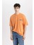 Comfort Regular Fit Rahat Kalıp Bisiklet Yaka Baskılı Kısa Kollu Tişört C2136AX24SM 3