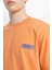 Comfort Regular Fit Rahat Kalıp Bisiklet Yaka Baskılı Kısa Kollu Tişört C2136AX24SM 5