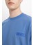 Comfort Regular Fit Rahat Kalıp Bisiklet Yaka Baskılı Kısa Kollu Tişört C2136AX24SM 5
