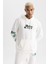 Fit NBA Boston Celtics Standart Fit Kapüşonlu Sweatshirt A7262AX23AU 1
