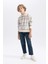 Erkek Çocuk Bisiklet Yaka Desenli Sweatshirt B5391A823WN 2