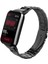 Xiaomi Mi Band 7 Pro Uyumlu Metal Kordon Premium Paslanmaz Çelik Kayış Baklalı Model - Özel Pim 3