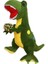 Tyrannosaurus Rex Peluş Oyuncak Puantiyeli Dinozor Bebek Çocuk Doğum Günü si Bebek Yastık Bez Bebek (Yurt Dışından) 1