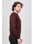 Erkek Yuvarlak Yaka Yün Kazak 6090005 Bordo 5