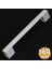 Gölcük Düz (160 mm - 16 cm) Beyaz Metal Mobilya Mutfak Çekmece Dolap Dolabı Kapak Kulbu Kulpu Kulpları 1