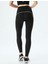 Spor Tayt Şerit Baskılı Normal Bel Skinny Fit 4