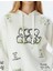 Kapüşonlu Sweatshirt Slogan Baskılı Rahat Kalıp 5