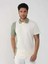 Yeşil Erkek Slim Fit Desenli Polo Yaka T-shirt 2
