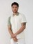 Yeşil Erkek Slim Fit Desenli Polo Yaka T-shirt 3
