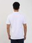 Beyaz Erkek Slim Fit Desenli Polo Yaka T-shirt 5