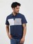 Lacivert Erkek Slim Fit Desenli Polo Yaka Tshirt - 105289 4