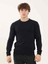 Lacivert Erkek Slim Fit O Yaka Triko 1