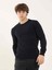 Lacivert Erkek Slim Fit O Yaka Triko 2