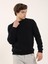 Lacivert Erkek Regular Fit Bisiklet Yaka Sweatshirt 1