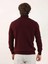 Bordo Erkek Slim Fit Tam Balıkçı Yaka Triko 4