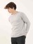 Gri Erkek Slim Fit O Yaka Triko - 97369 3