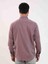 Bordo Erkek Regular Fit Desenli Düğmeli Yaka Uzun Kol Gömlek - 99219 4