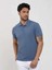 Indigo Erkek Slim Fit Jakarlı Polo Yaka Tshirt - 105224 1