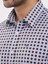 Kahverengi Erkek Slim Fit Puantiyeli Brent Düğmeli Yaka Uzun Kol Gömlek - 104359 4